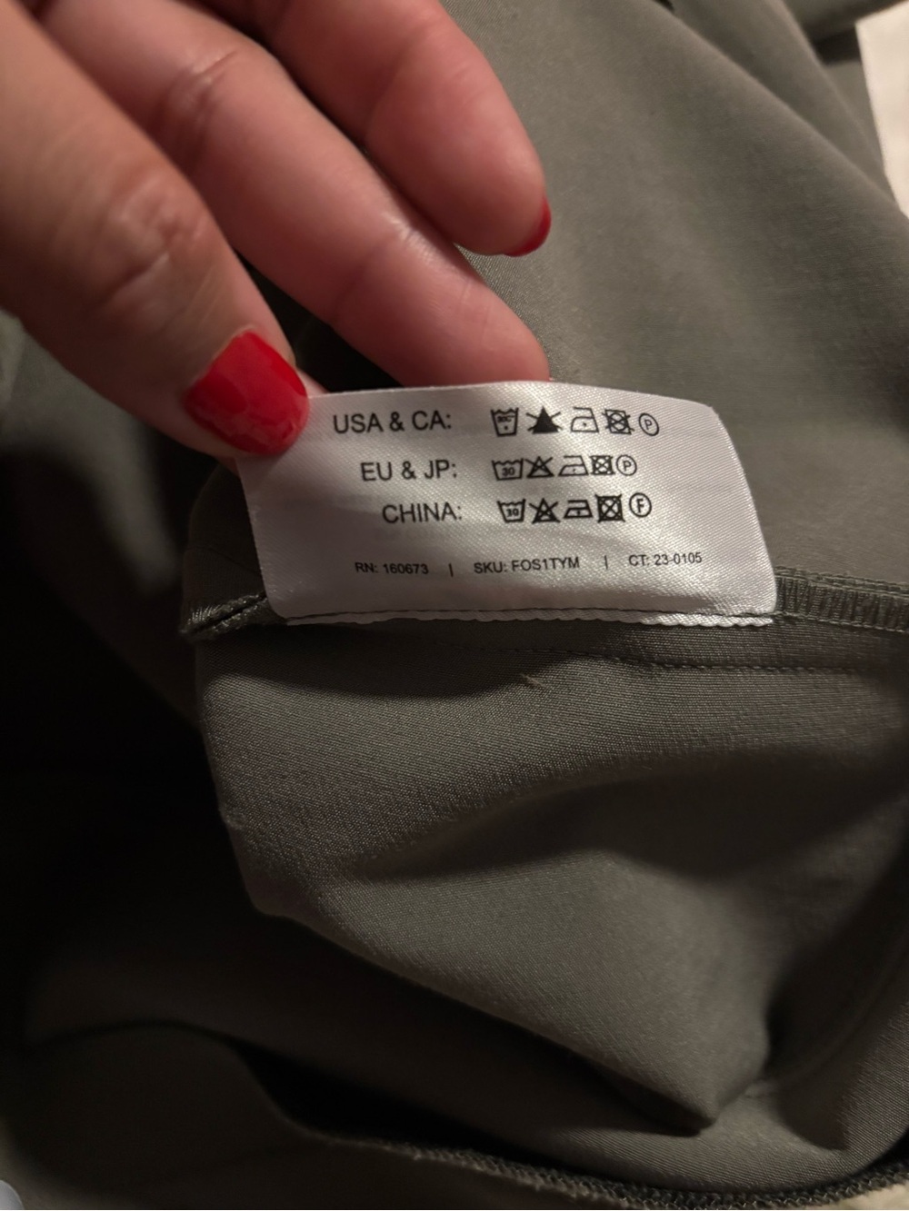 m.m. lafleur The Foster Cigarette Pant - PowerStretch in Thyme - Picture 7 of 10